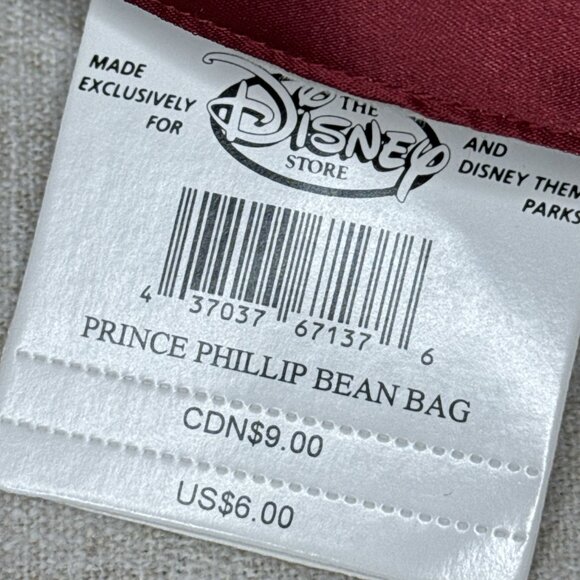 Sleeping Beauty Prince Phillip Maleficent Aurora Disney Store Bean Bag Set of 3 - Picture 7 of 10